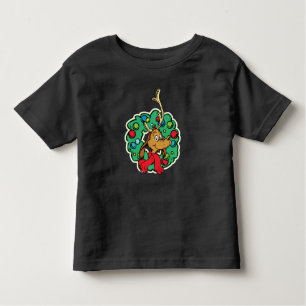 Schnürsenkel   Max Christmas Wreath Kleinkind T-shirt