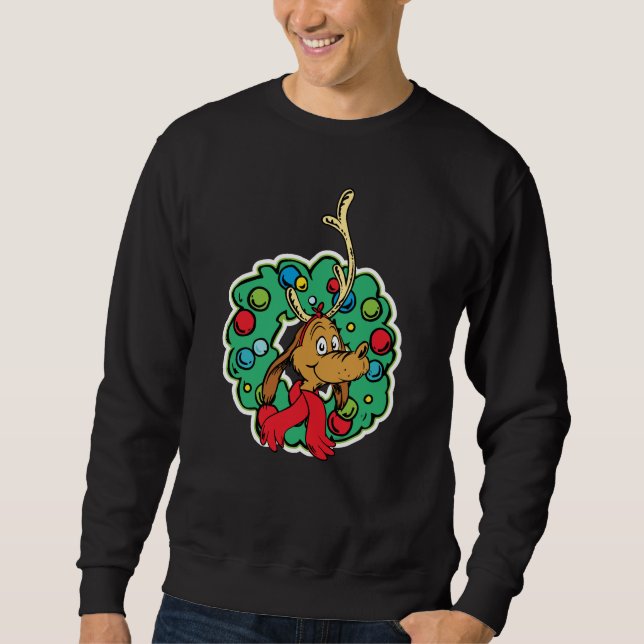 Schnürsenkel | Max Christmas Wreath Sweatshirt (Vorderseite)