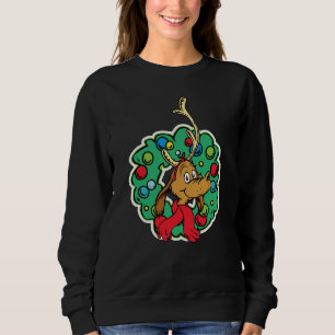 Schnürsenkel   Max Christmas Wreath Sweatshirt