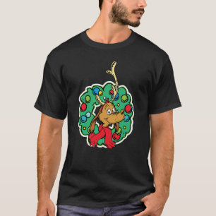 Schnürsenkel   Max Christmas Wreath T-Shirt