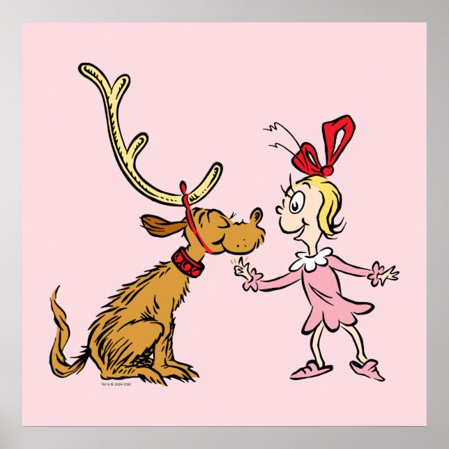 Schnürsenkel | Max & Cindy Lou Who Poster (Vorne)