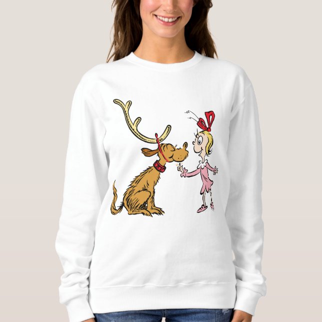 Schnürsenkel | Max & Cindy Lou Who Sweatshirt (Vorderseite)