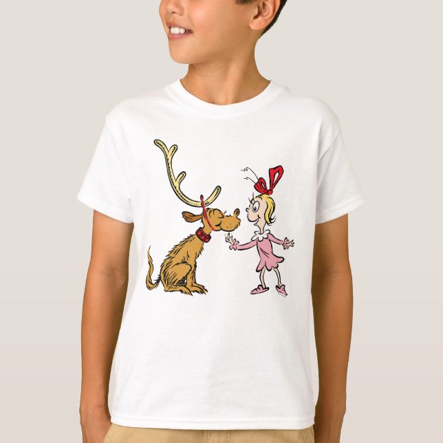 Schnürsenkel | Max & Cindy Lou Who T-Shirt (Vorderseite)