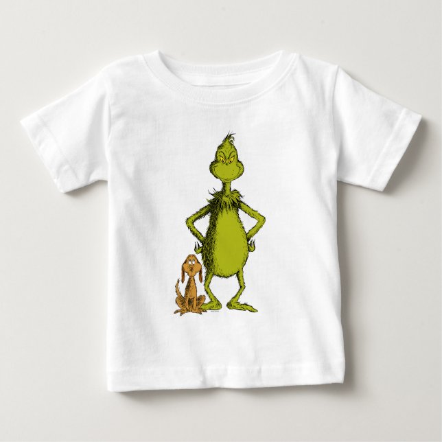 Schnürsenkel | Max & Grinch-Stanz Baby T-shirt (Vorderseite)