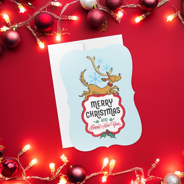 Schnürsenkel | Max - Happy New Year Feiertagskarte (Card on table)