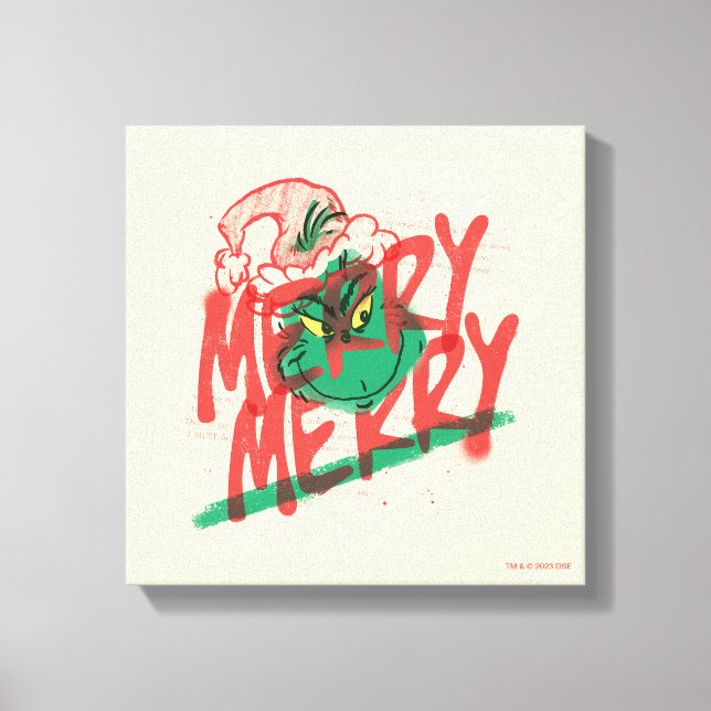 Schnürsenkel | Merry Merry Grunge Graphic Leinwanddruck (Vorderseite)