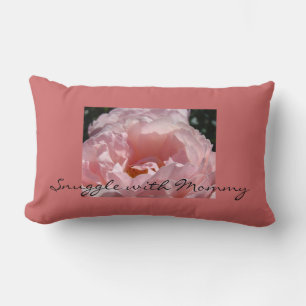 Schnürsenkel mit Mommy Throw Kissen Rosa Rose