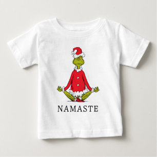 Schnürsenkel   Namaste Santa Claus Baby T-shirt