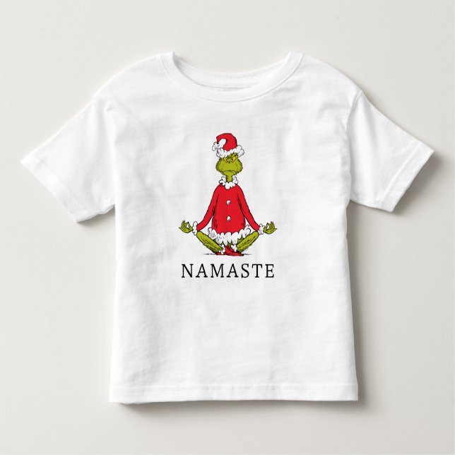 Schnürsenkel | Namaste Santa Claus Kleinkind T-shirt (Vorderseite)