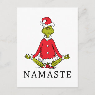 Schnürsenkel   Namaste Santa Claus Postkarte