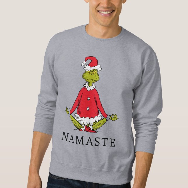 Schnürsenkel | Namaste Santa Claus Sweatshirt (Vorderseite)