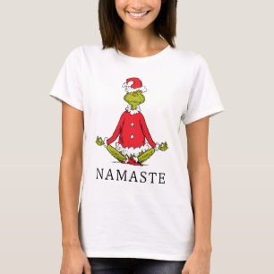 Schnürsenkel Namaste Santa Claus T-Shirt