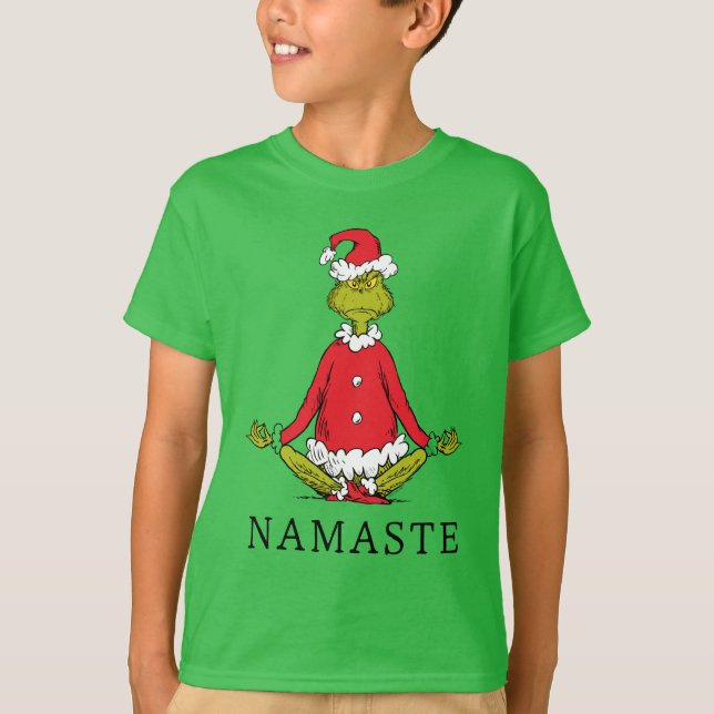 Schnürsenkel | Namaste Santa Claus T-Shirt (Vorderseite)