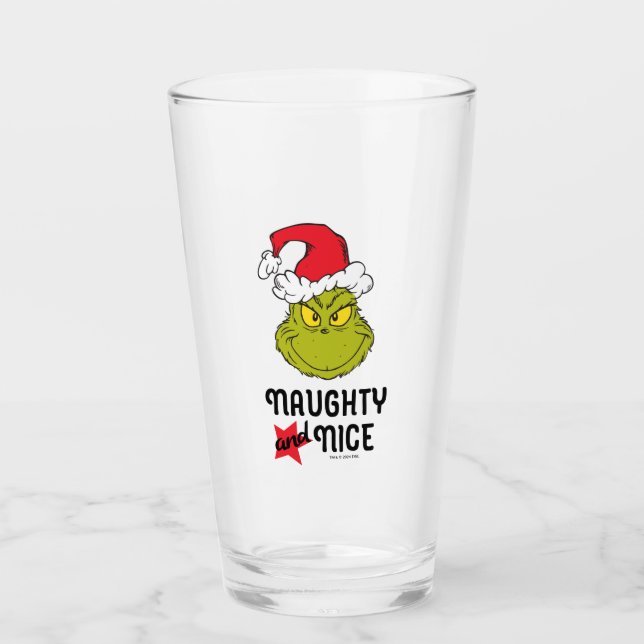Schnürsenkel | Naughty und Nice Glas (Vorderseite)