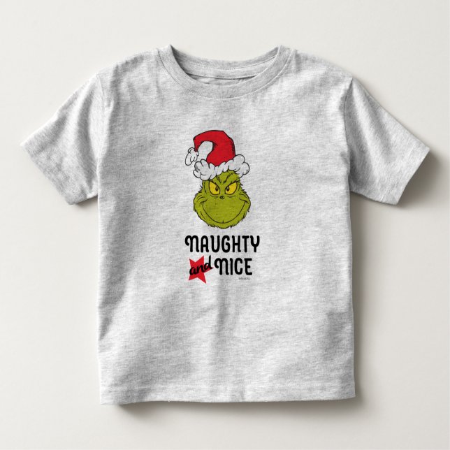 Schnürsenkel | Naughty und Nice Kleinkind T-shirt (Vorderseite)