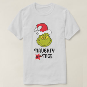Schnürsenkel Naughty und Nice T-Shirt
