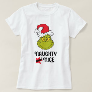 Schnürsenkel Naughty und Nice T-Shirt