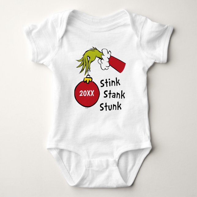 Schnürsenkel | Stink Stank Stunk Baby Strampler (Vorderseite)