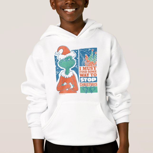 Schnürsenkel | Stopp Christmas Vintag Graphic Hoodie (Vorderseite)