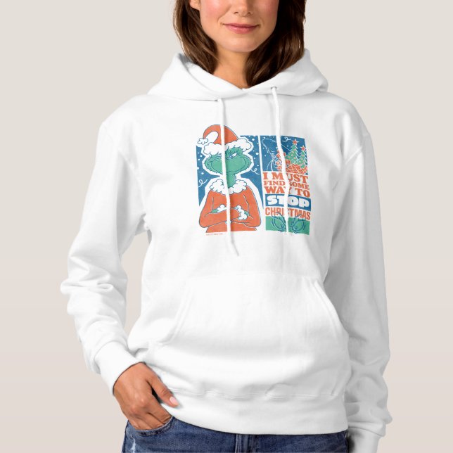 Schnürsenkel | Stopp Christmas Vintag Graphic Hoodie (Vorderseite)