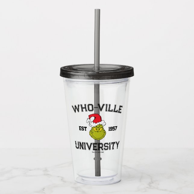 Schnürsenkel | Who-ville University Est 1957 Acryltrinkbecher (Vorderseite)