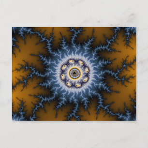 Schock - Fraktal Postkarte