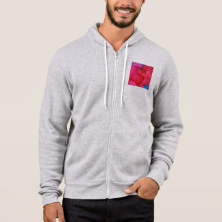 Schockende Neon Pink Abstrakt Hoodie