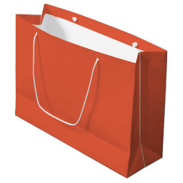 Schockierende orangefarbene große Geschenktasche Geschenktüte