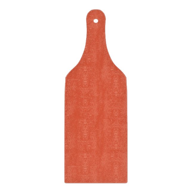 Schockierende Orangenglas-Schneidpaddel Schneidebrett (Vorderseite)