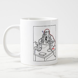 schockierender Telefonanruf Jumbo-Tasse