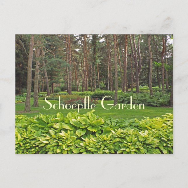 SCHOEPFLE GARDEN (OHIO) POSTCARD POSTKARTE (Vorderseite)