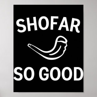 Schofar So Gut Rosh Hashh-Widderhorn Jüdisches Neu Poster