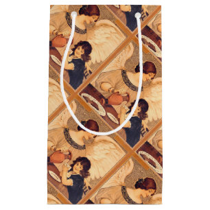 Schokolade Angel Französische Antike Kleine Geschenktüte