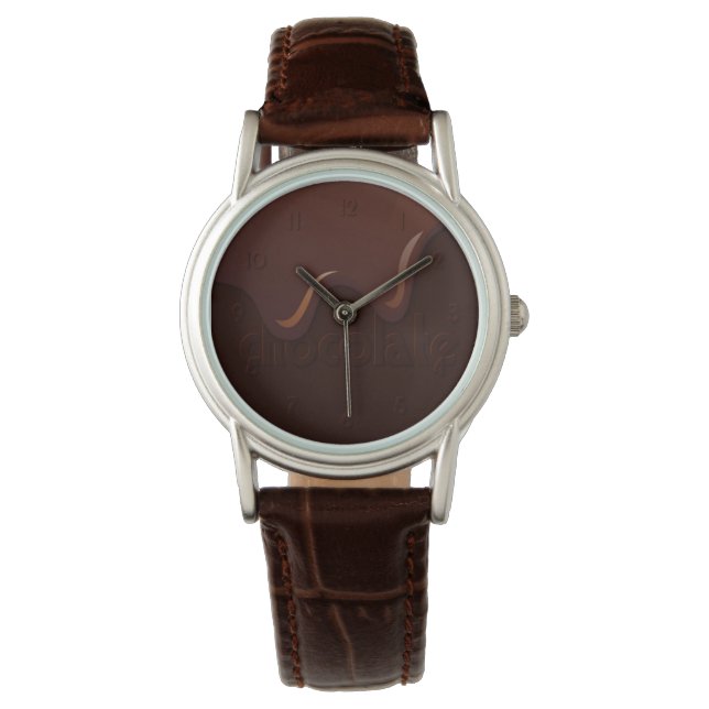 Schokolade Armbanduhr (Vorderseite)
