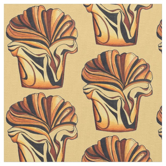 Schokolade Babka Süßbrot NYC Jüdische Bäckerei Stoff (Nahaufnahme)