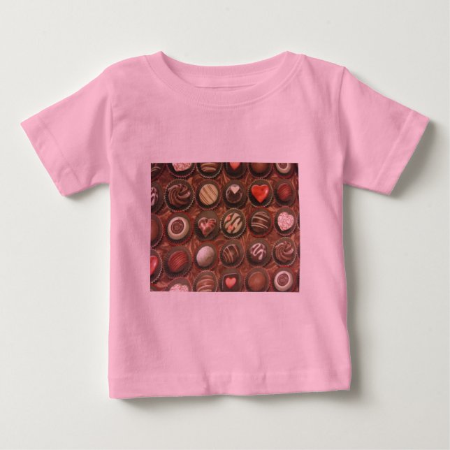 Schokolade Baby T-shirt (Vorderseite)