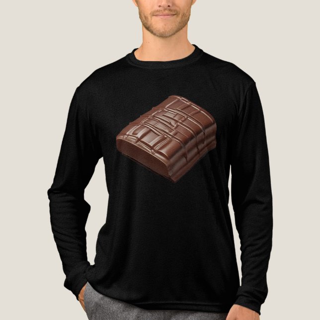 Schokolade Bar Bella+Leinwand Tri-Blend Shirt (Vorderseite)