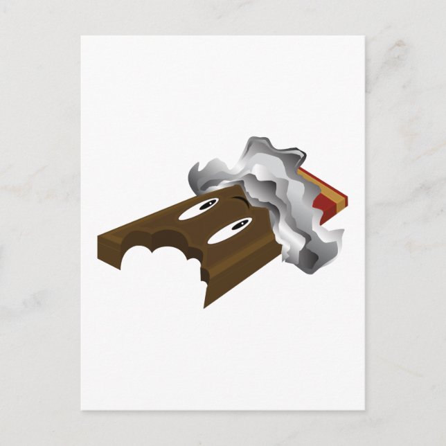 Schokolade Bar - Biss Postkarte (Vorderseite)