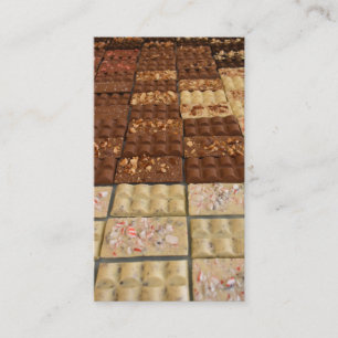 Schokolade Bar Candy Chocolatier Shop Konditorei K Visitenkarte