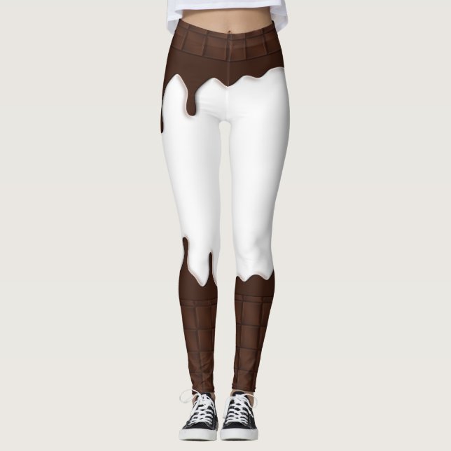 Schokolade-Bar Leggings (Vorderseite)