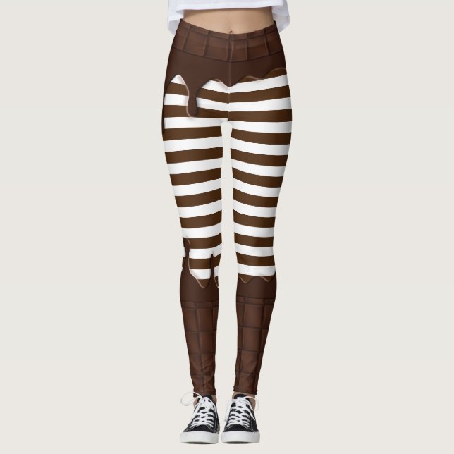 Schokolade-Bar Leggings (Vorderseite)