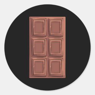 Schokolade Bar S'Mores Camg Runder Aufkleber