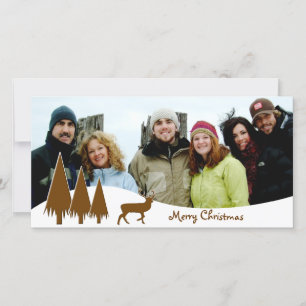 Schokolade Bäume & Hirsche Frohe Weihnachten