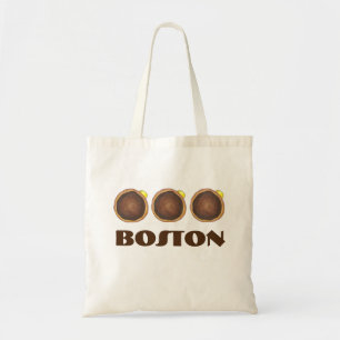 Schokolade Boston Cream Donut Donuts Doughnut Bag Tragetasche