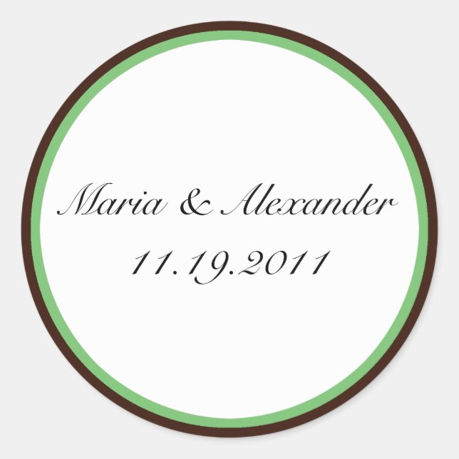 Schokolade, braun, Siegel / Aufkleber (Vorderseite)