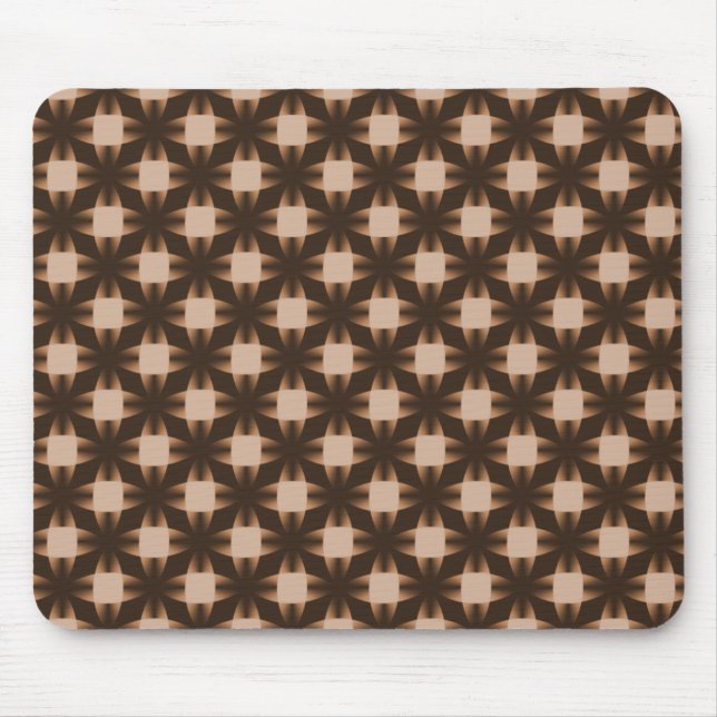 Schokolade Braune Daring Disks Mousepad (Vorne)