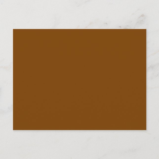 Schokolade Braune Farbe Postkarte (Vorderseite)