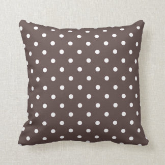 Schokolade Brauner Polka Hundeschlitten Kissen