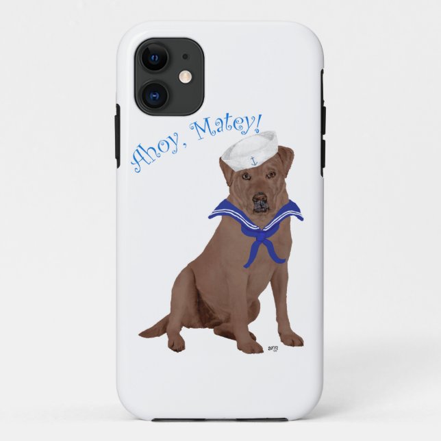 Schokolade Brawn Labrador Retriever Case-Mate iPhone Hülle (Rückseite)