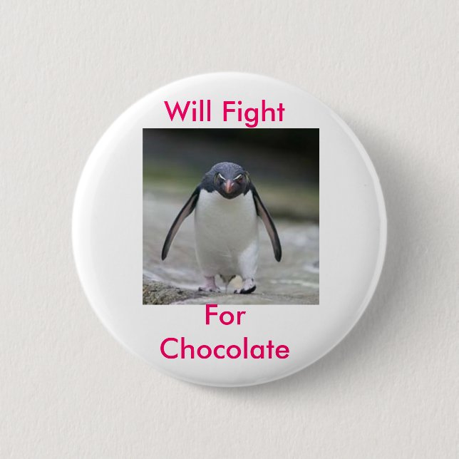 Schokolade Button (Vorderseite)